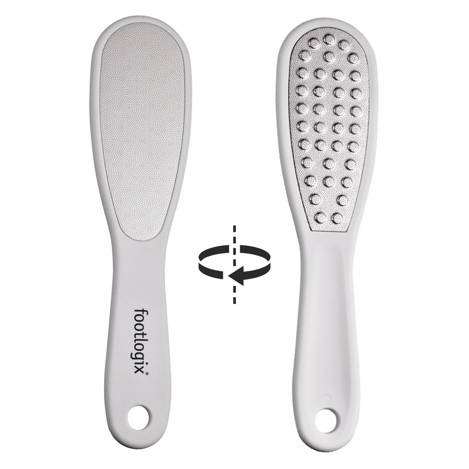 Footlogix® At Home Foot File / Double Sided File with Rubberized Handle