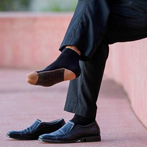 Glucology® Copper Fiber Antifungal Quarter-Crew Socks/Unisex (Black or White)