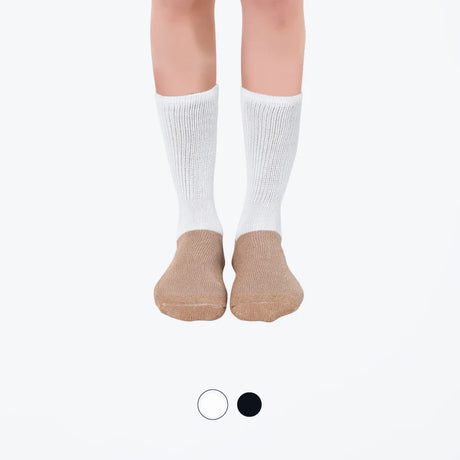 Glucology® Copper Fiber Antifungal Full-Crew Socks/Unisex (Black or White)