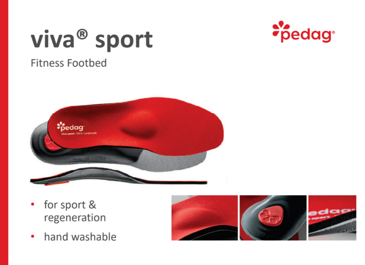 Pedag® Viva Sport Full Length Semi-Rigid Orthotic for Impact Sports