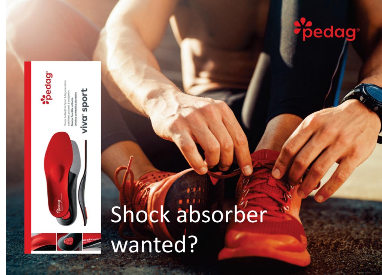 Pedag® Viva Sport Full Length Semi-Rigid Orthotic for Impact Sports