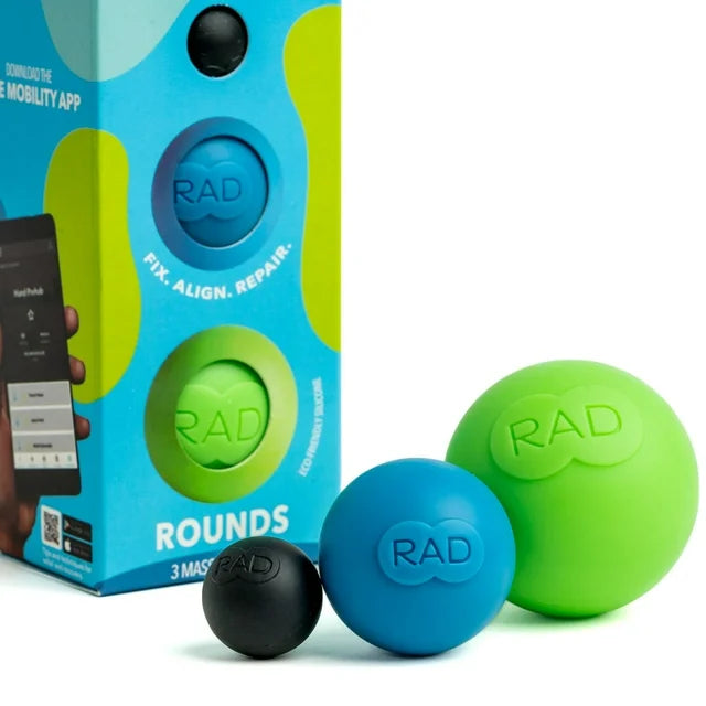Rad Rounds - 3 Massage Ball Set
