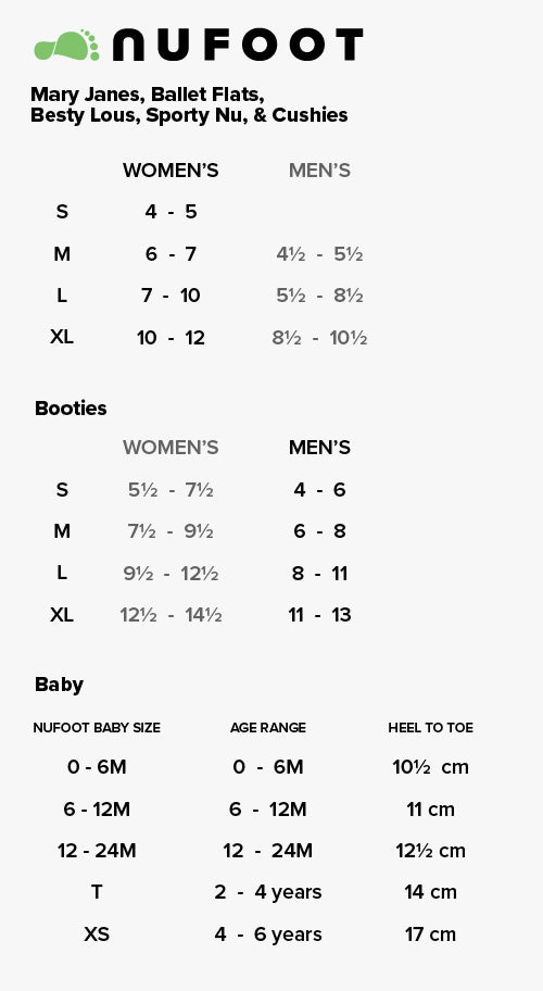 NuFoot Booties For Men and Women