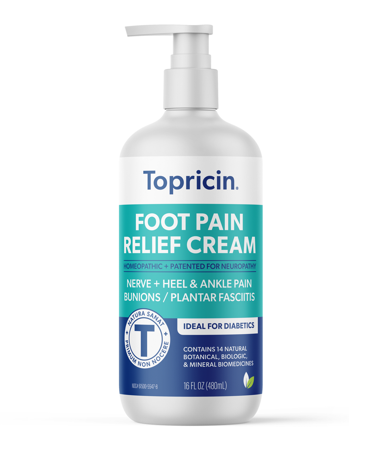 Topricin® Foot Pain Relief CreamOnly 2 oz andd 4 oz sizes currently available!