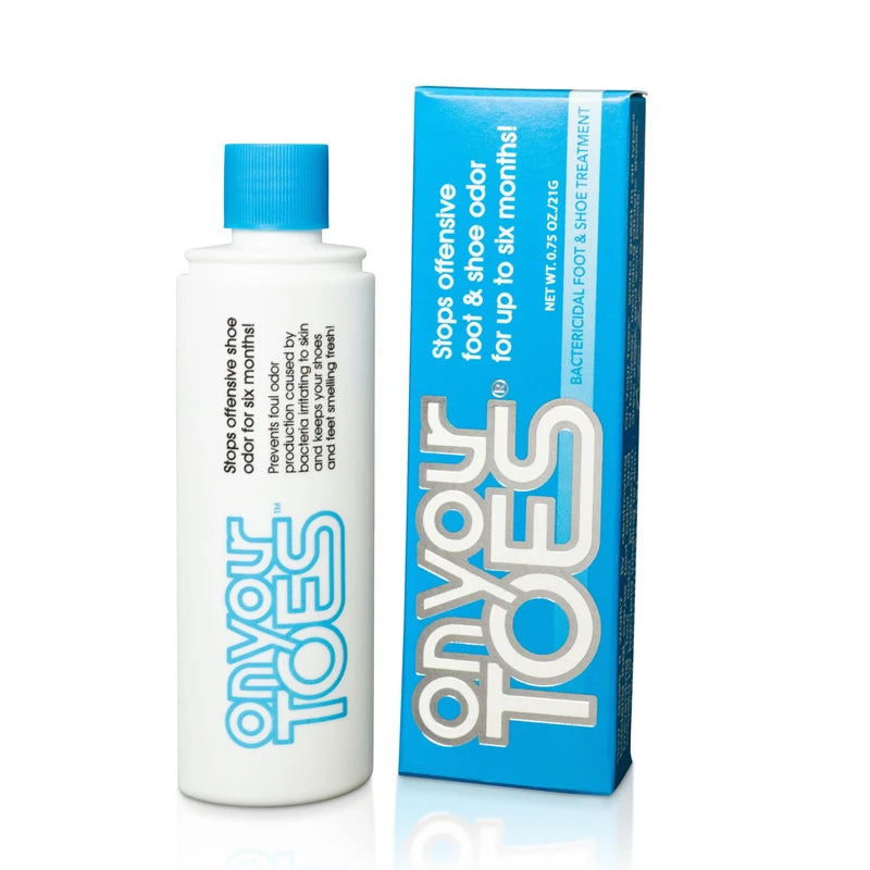On Your Toes® Bactericide Powder for Foot and Shoe Odor