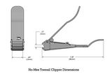No-Mes Stainless Steel Nail Clippers