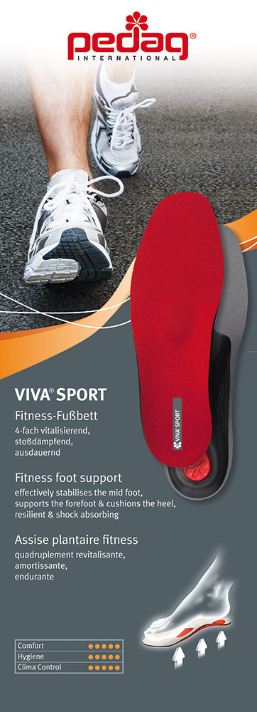 Pedag® Viva Sport Full Length Semi-Rigid Orthotic for Impact Sports